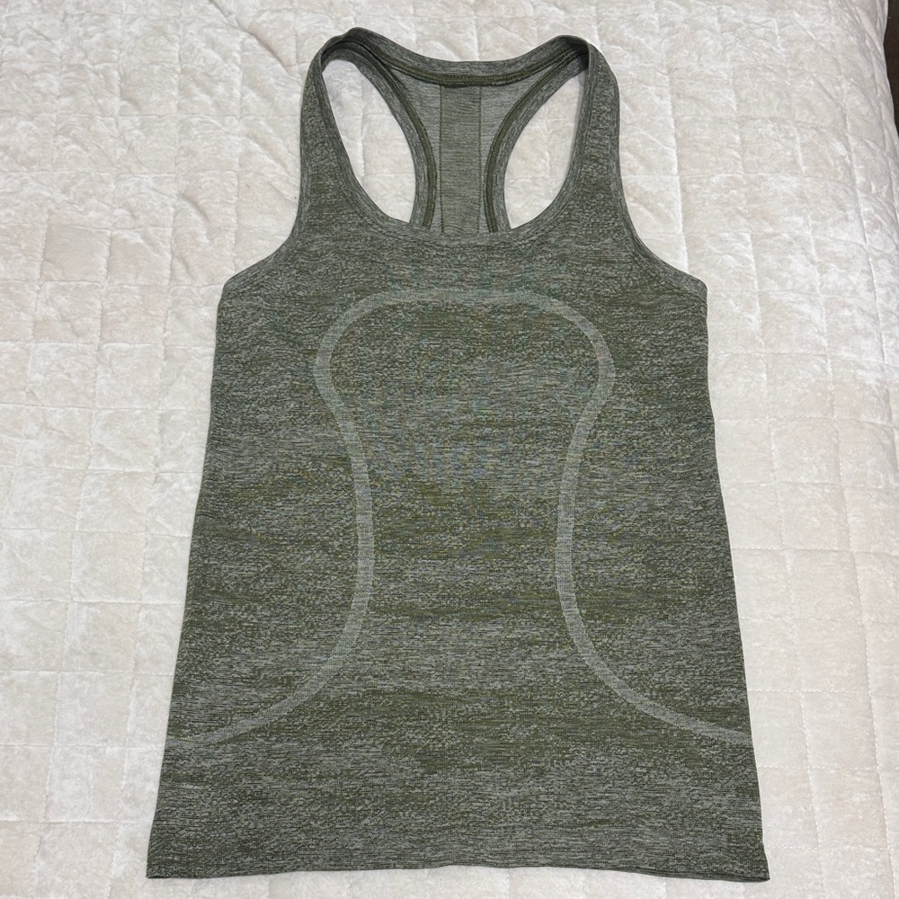 Lululemon Women's Green Racerback Tank Top